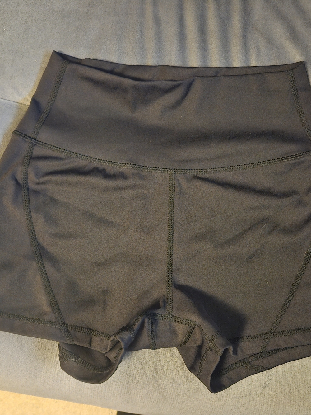 Born Primitive Black High-Waist Performance Shorts